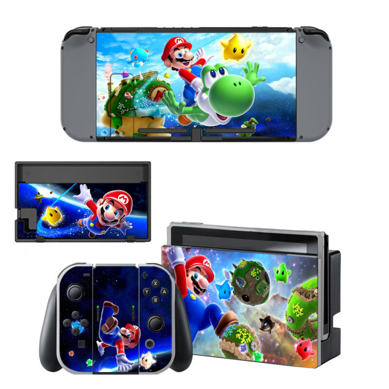 Super Mario Galaxy Skin Sticker For Nintendo Switch & Nintendo Switch OLED