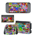 The Pixel War Decal Cover For Nintendo Switch & Nintendo Switch OLED