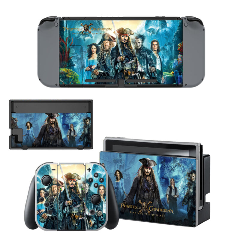 Pirates Of The Caribbean Dead Men Tell No Tales Decal Cover For Nintendo Switch & Nintendo Switch OLED