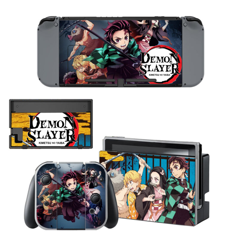 Demon Slayer Decal Cover For Nintendo Switch & Nintendo Switch OLED Design 1