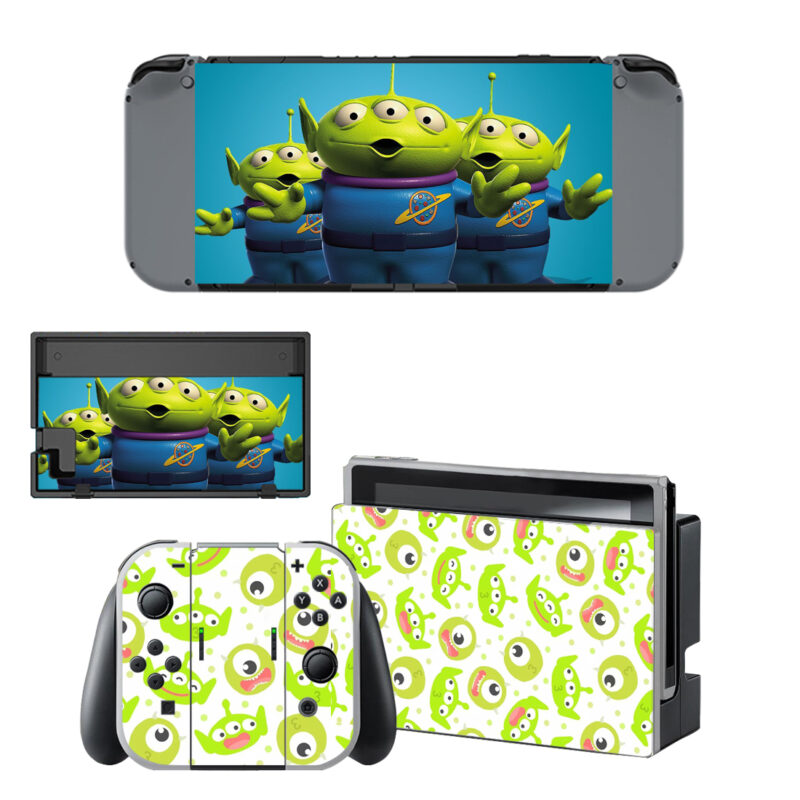 Toy Story Alien Decal Cover For Nintendo Switch & Nintendo Switch OLED Design 1