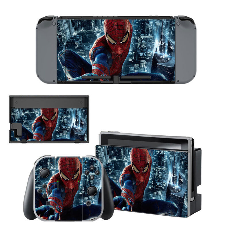 Spiderman Decal Cover For Nintendo Switch & Nintendo Switch OLED Design 4