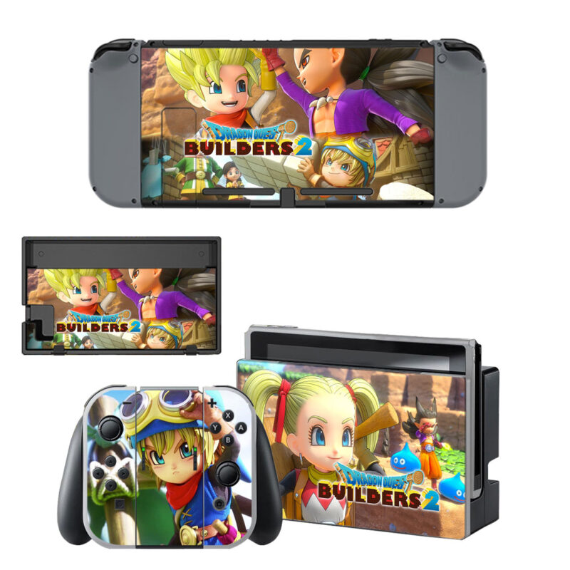 Dragon Quest Builders 2 Skin Sticker For Nintendo Switch & Nintendo Switch OLED Design 1