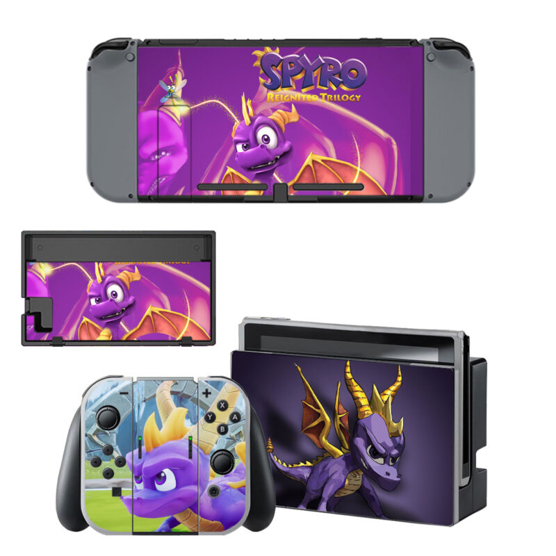 Spyro Reignited Trilogy Decal Cover For Nintendo Switch & Nintendo Switch OLED Design 5