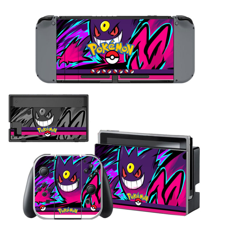 Pokemon Gengar Skin Sticker For Nintendo Switch & Nintendo Switch OLED