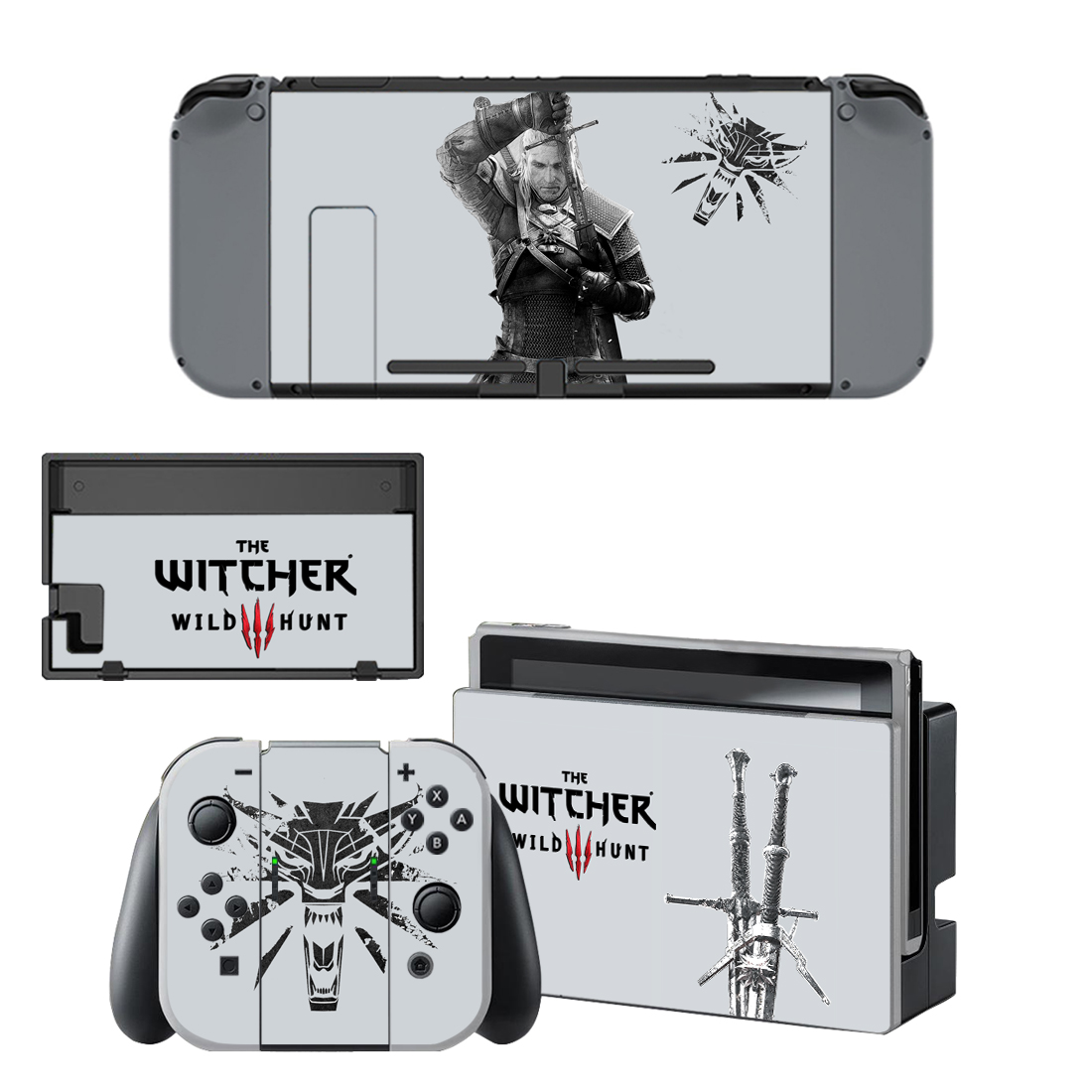 The Witcher Wild Hunt Decal Cover For Nintendo Switch & Nintendo Switch OLED