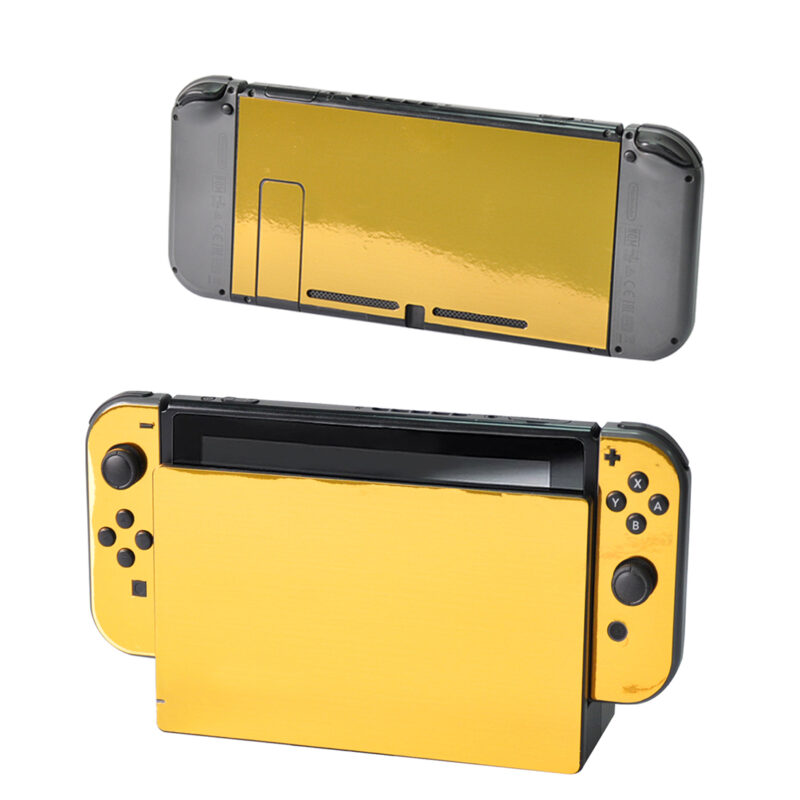 Yellow Skin Sticker For Nintendo Switch & Nintendo Switch OLED Design 1