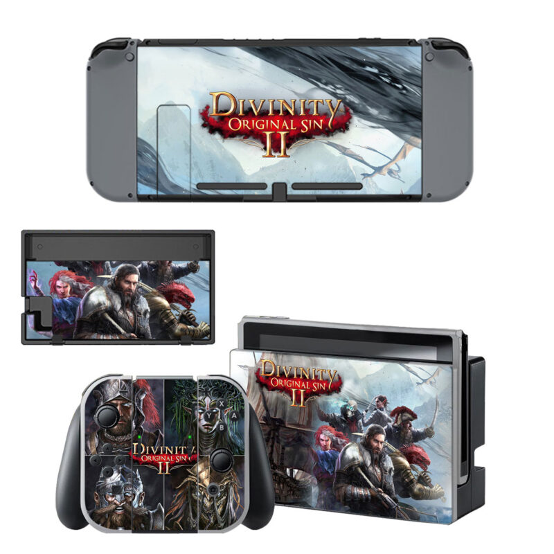 Divinity Original Sin II Decal Cover For Nintendo Switch & Nintendo Switch OLED Design 4