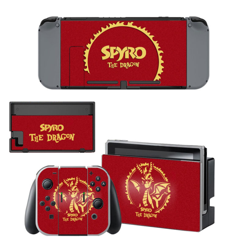 Spyro The Dragon Decal Cover For Nintendo Switch & Nintendo Switch OLED