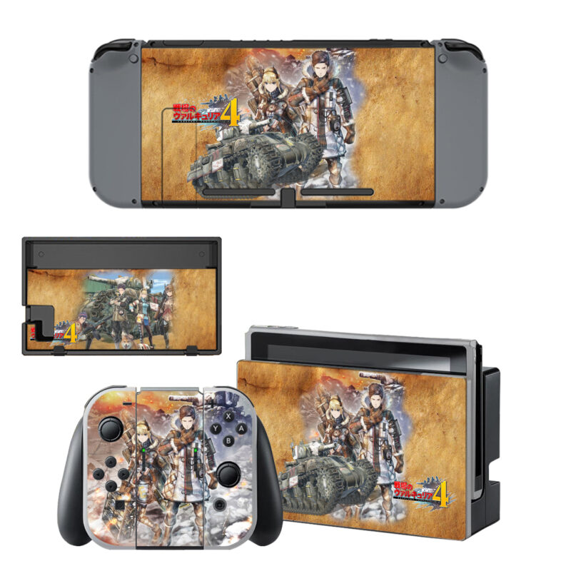 Valkyria Chronicles 4 Skin Sticker For Nintendo Switch & Nintendo Switch OLED