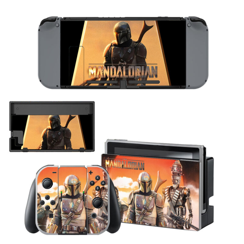 The Mandalorian Decal Cover For Nintendo Switch & Nintendo Switch OLED Design 1