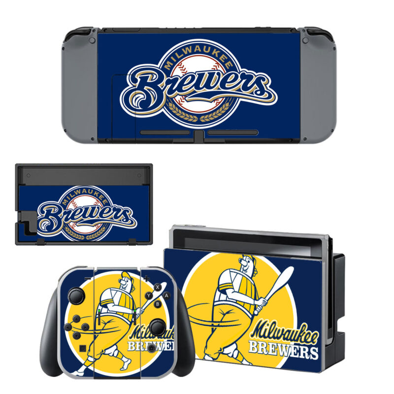 Milwaukee Brewers Skin Sticker For Nintendo Switch & Nintendo Switch OLED