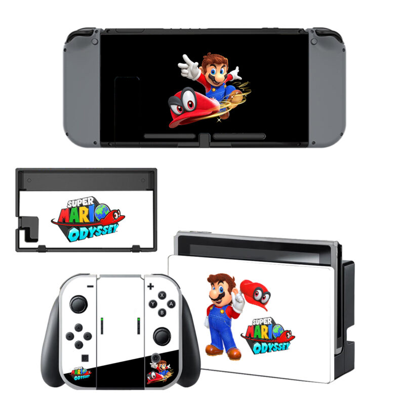 Super Mario Odyssey Skin Sticker For Nintendo Switch & Nintendo Switch OLED