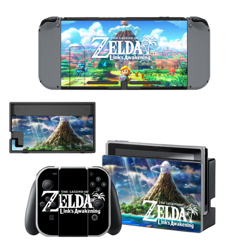 The Legend Of Zelda Links Awakening Decal Cover For Nintendo Switch & Nintendo Switch OLED Design 1