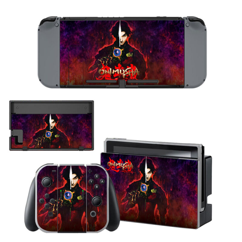 Onimusha Warlords Decal Cover For Nintendo Switch & Nintendo Switch OLED Design 1