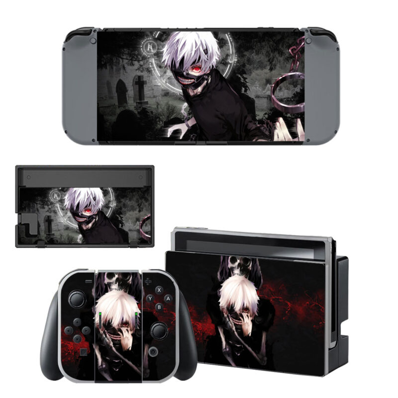 Tokyo Ghoul Skin Sticker For Nintendo Switch & Nintendo Switch OLED Design 6