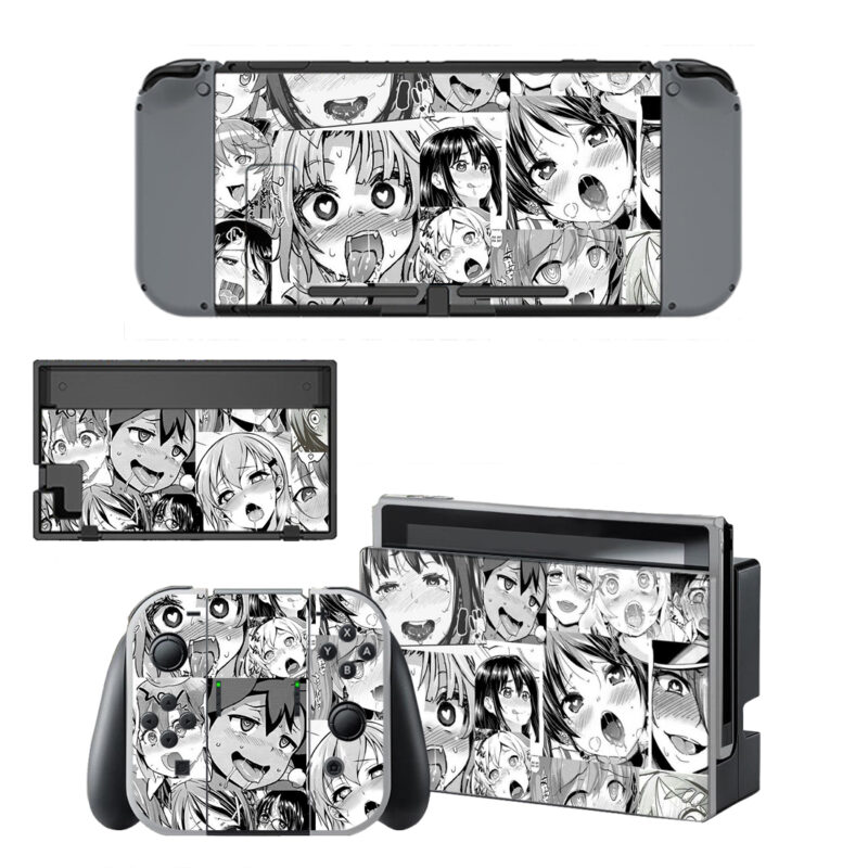 Ahegao Decal Cover For Nintendo Switch & Nintendo Switch OLED