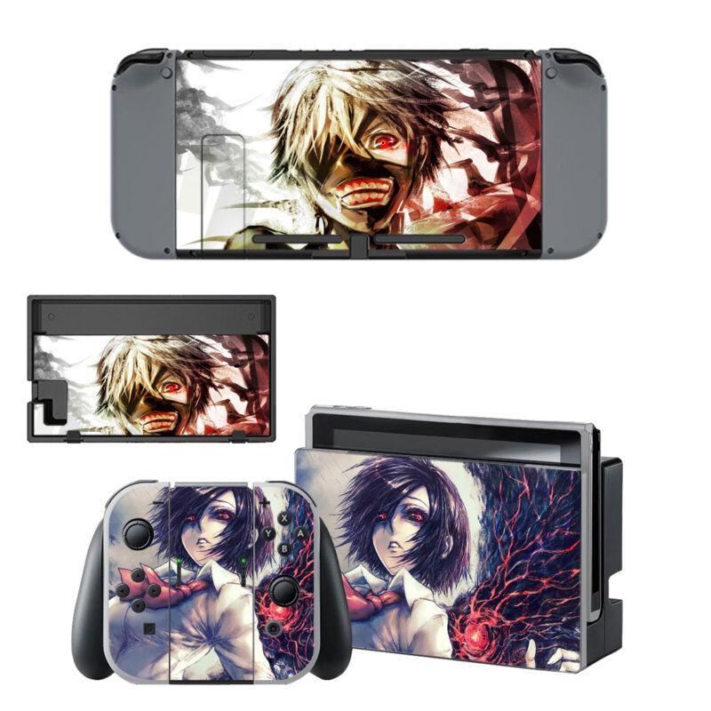 Tokyo Ghoul Skin Sticker For Nintendo Switch & Nintendo Switch OLED Design 7