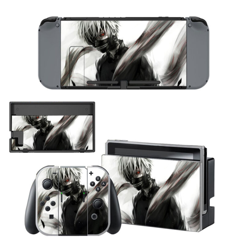 Tokyo Ghoul Skin Sticker For Nintendo Switch & Nintendo Switch OLED Design 3