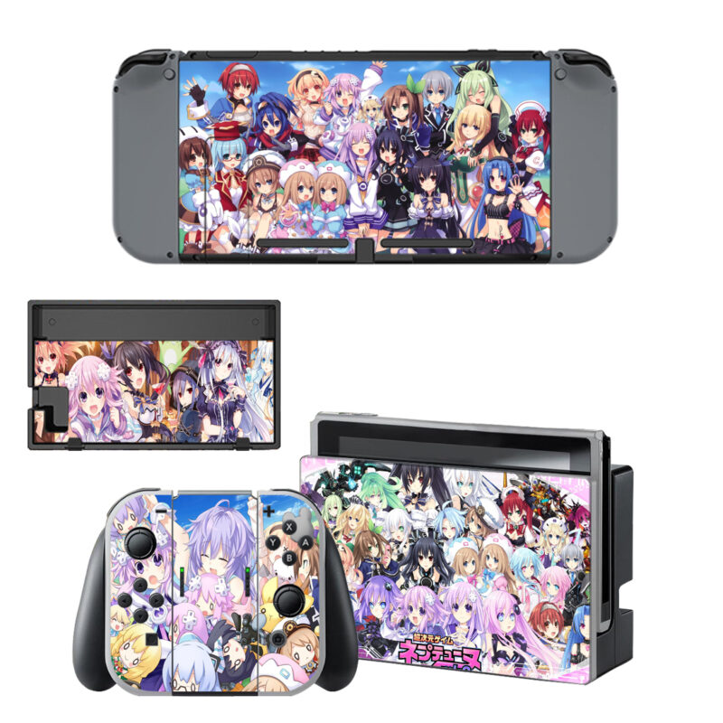 Hyperdimension Neptunia Skin Sticker For Nintendo Switch & Nintendo Switch OLED