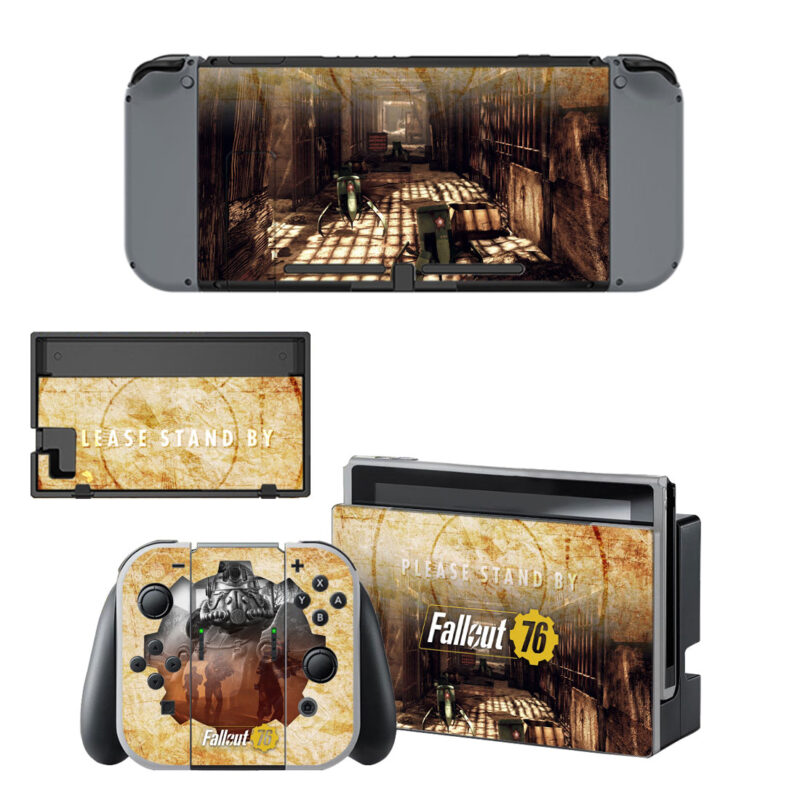 Fallout 76 Decal Cover For Nintendo Switch & Nintendo Switch OLED Design 4