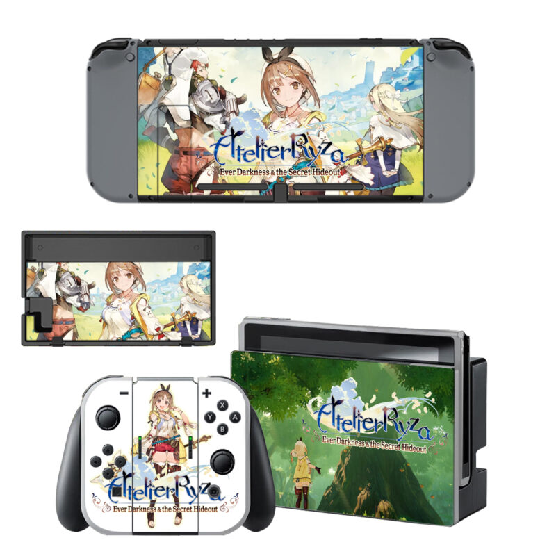 Atelier Ryza Skin Sticker For Nintendo Switch & Nintendo Switch OLED Design 1