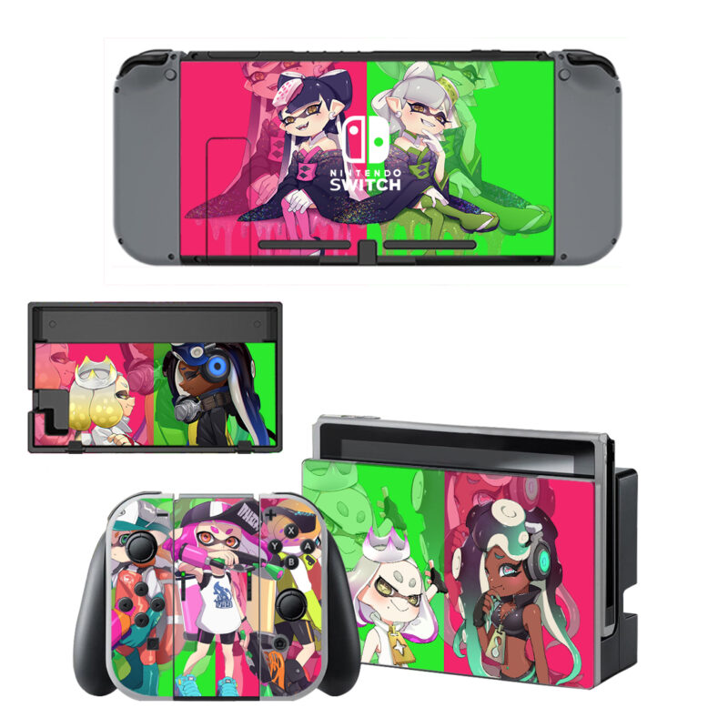 Splatoon Marie And Hotaru Skin Sticker For Nintendo Switch & Nintendo Switch OLED