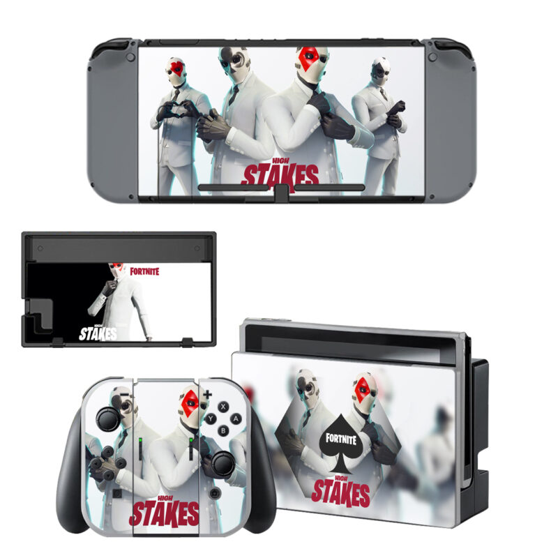 Fortnite High Stakes Decal Cover For Nintendo Switch & Nintendo Switch OLED