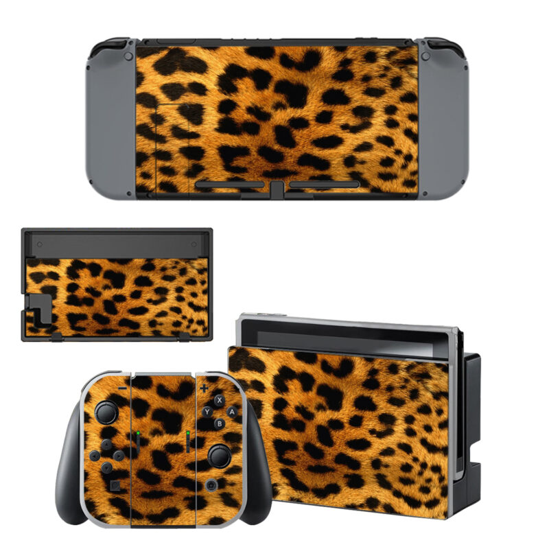 Leopard Texture Skin Sticker For Nintendo Switch & Nintendo Switch OLED