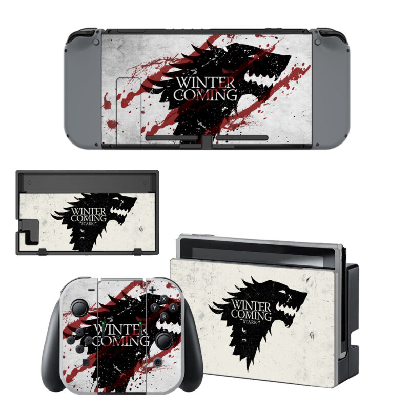 Winter Is Coming Skin Sticker For Nintendo Switch & Nintendo Switch OLED