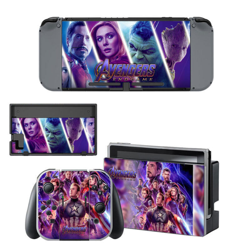 Avengers End Game Decal Cover For Nintendo Switch & Nintendo Switch OLED