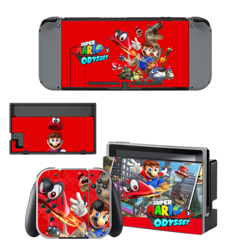 Mario And Sonic Decal Cover For Nintendo Switch & Nintendo Switch OLED Design 1