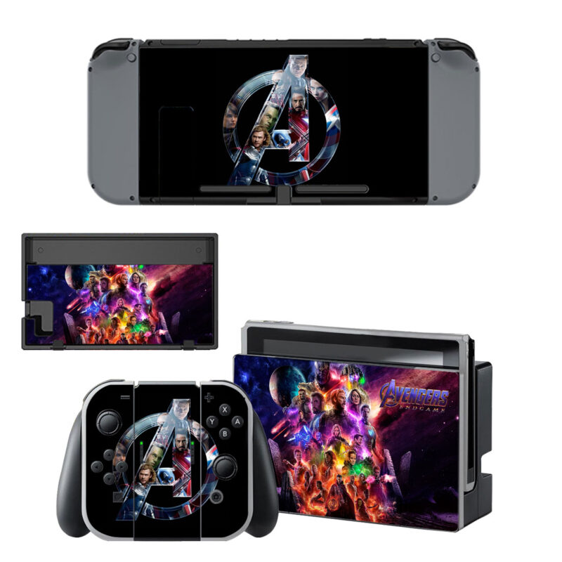 Avengers End Game Skin Sticker For Nintendo Switch & Nintendo Switch OLED Design 3