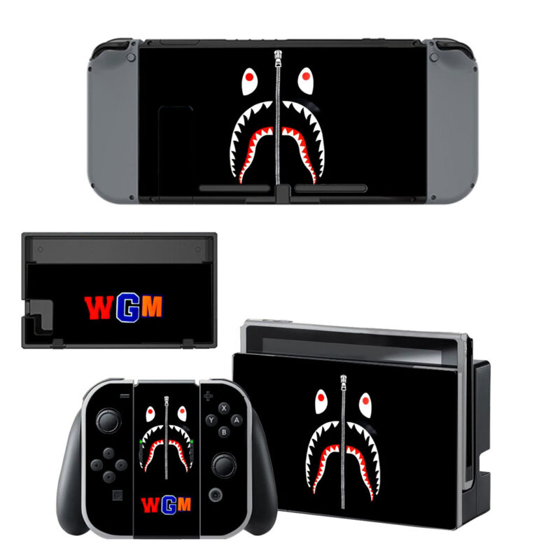 WGM Bape Shark Decal Cover For Nintendo Switch & Nintendo Switch OLED