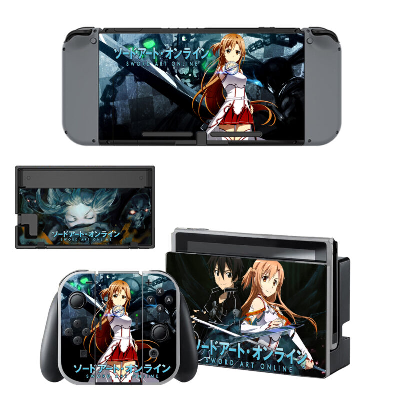 Sword Art Online Skin Sticker For Nintendo Switch & Nintendo Switch OLED Design 8