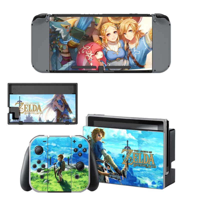 The Legend of Zelda Breath of the Wild Decal Cover For Nintendo Switch & Nintendo Switch OLED