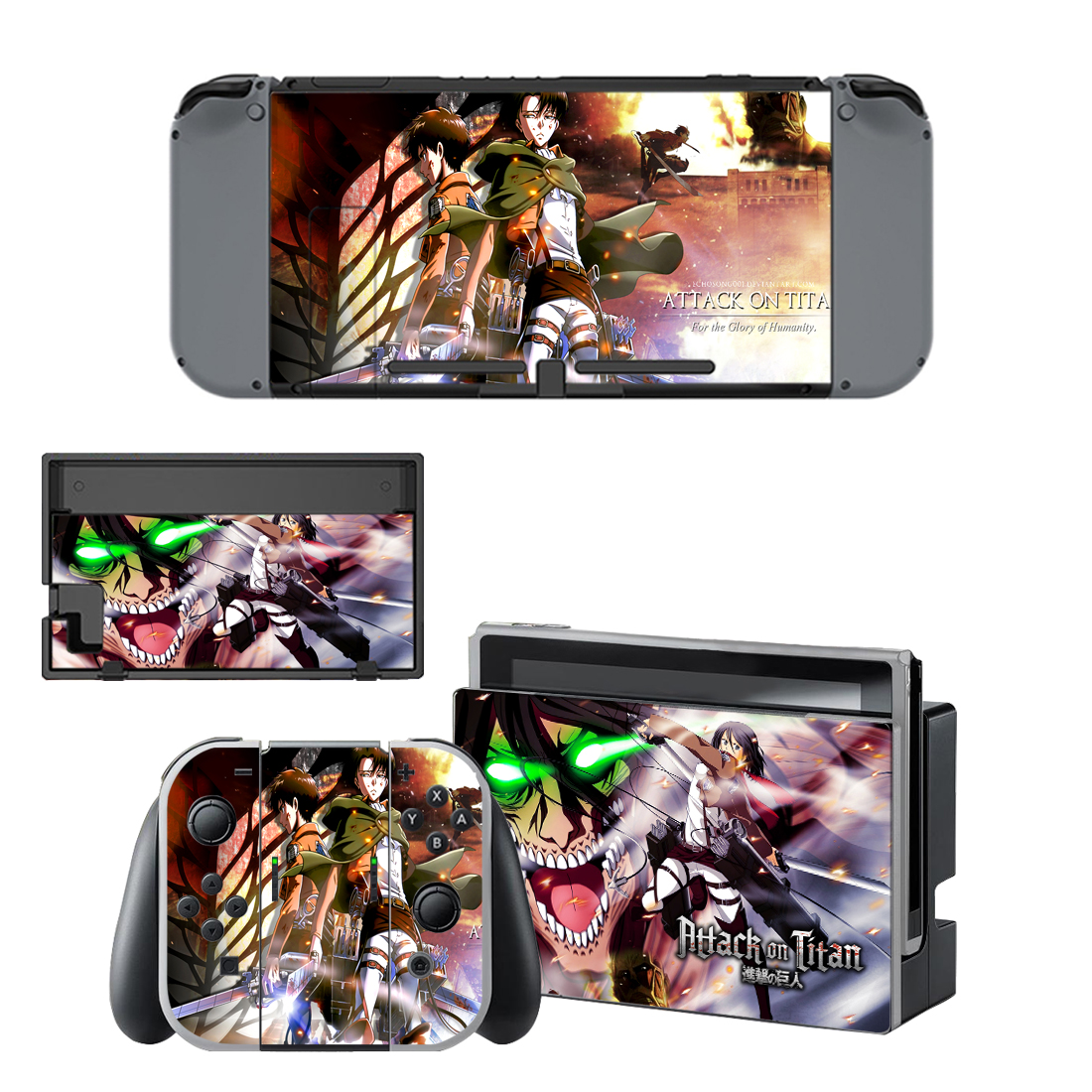 Attack On Titan Decal Cover For Nintendo Switch & Nintendo Switch OLED