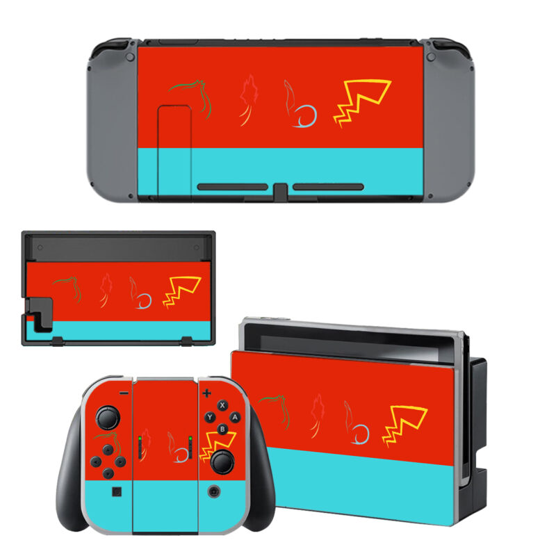 Pokemon Decal Cover For Nintendo Switch & Nintendo Switch OLED Design 7