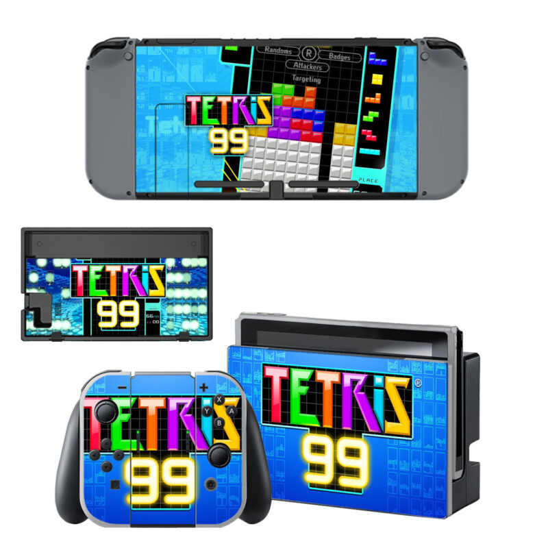 Tetris 99 Decal Cover For Nintendo Switch & Nintendo Switch OLED Design 4