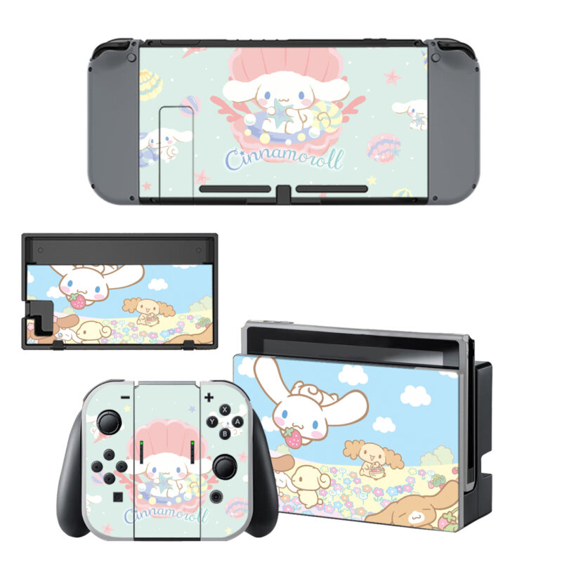 Cinnamoroll Skin Sticker For Nintendo Switch & Nintendo Switch OLED Design 3