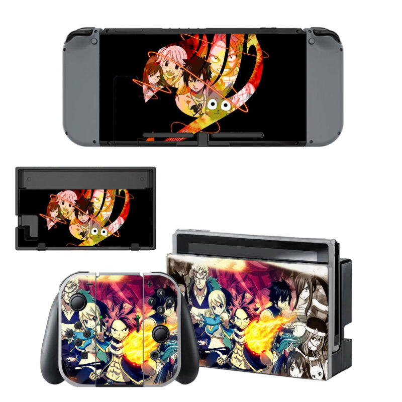 Fairy Tail Skin Sticker For Nintendo Switch & Nintendo Switch OLED Design 6