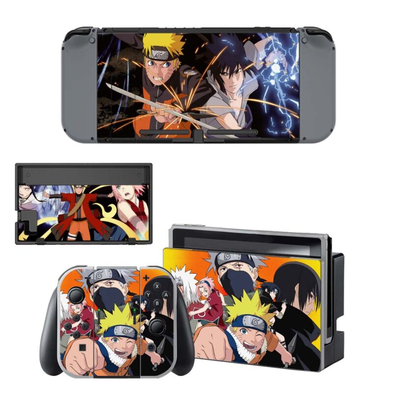 Naruto Decal Cover For Nintendo Switch & Nintendo Switch OLED Design 1