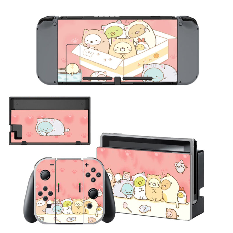 Sumikko Gurashi Skin Sticker For Nintendo Switch & Nintendo Switch OLED Design 4