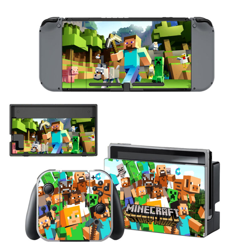 Minecraft Story Mode Decal Cover For Nintendo Switch & Nintendo Switch OLED