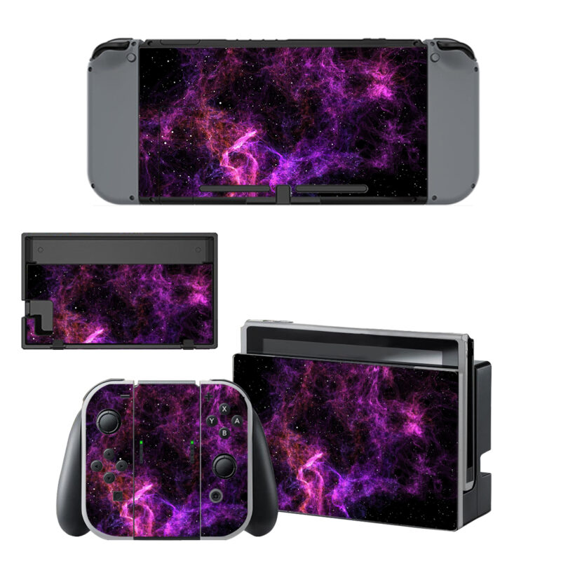 Galaxy Decal Cover For Nintendo Switch & Nintendo Switch OLED Design 1