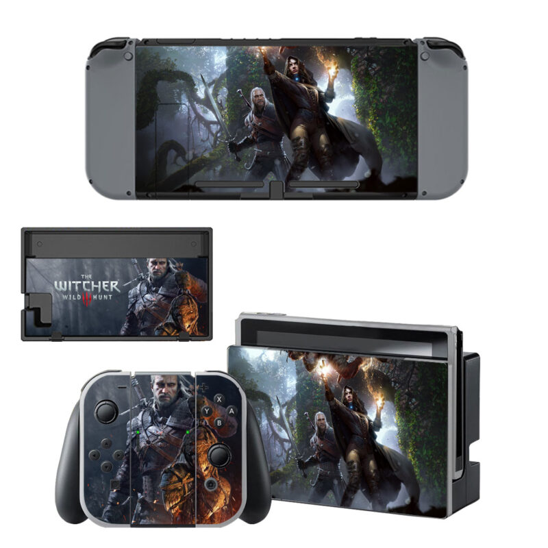 The Witcher 3 Wild Hunt Skin Sticker For Nintendo Switch & Nintendo Switch OLED Design 4