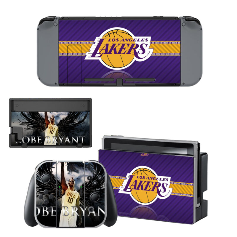 Los Angeles Lakers Decal Cover For Nintendo Switch & Nintendo Switch OLED Design 2