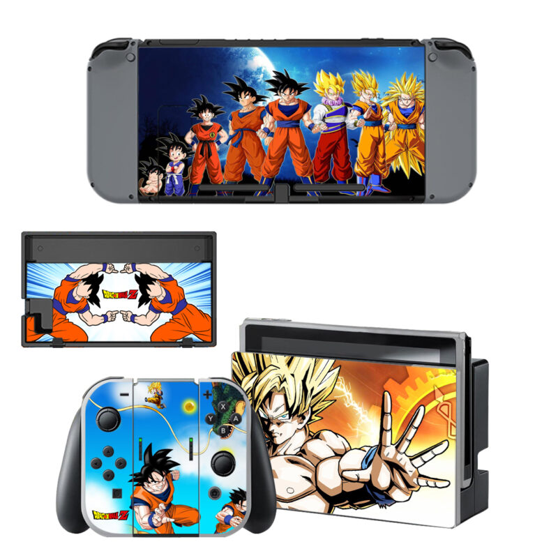 Dragon Ball Z Decal Cover For Nintendo Switch & Nintendo Switch OLED Design 1