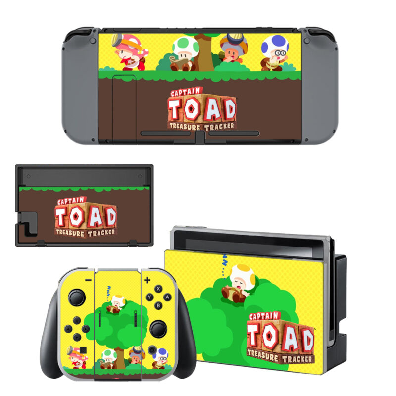 Captain Toad Treasure Tracker Skin Sticker For Nintendo Switch & Nintendo Switch OLED Design 4