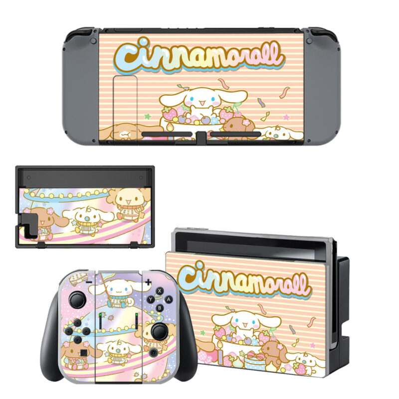 Cinnamoroll Skin Sticker For Nintendo Switch & Nintendo Switch OLED Design 2